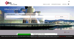 Desktop Screenshot of bilbaoalacarta.com